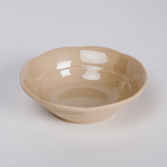 Bộ 10 tô hoa đựng chè,trái cây,sữa chua nhựa Melamine màu đen/nâu