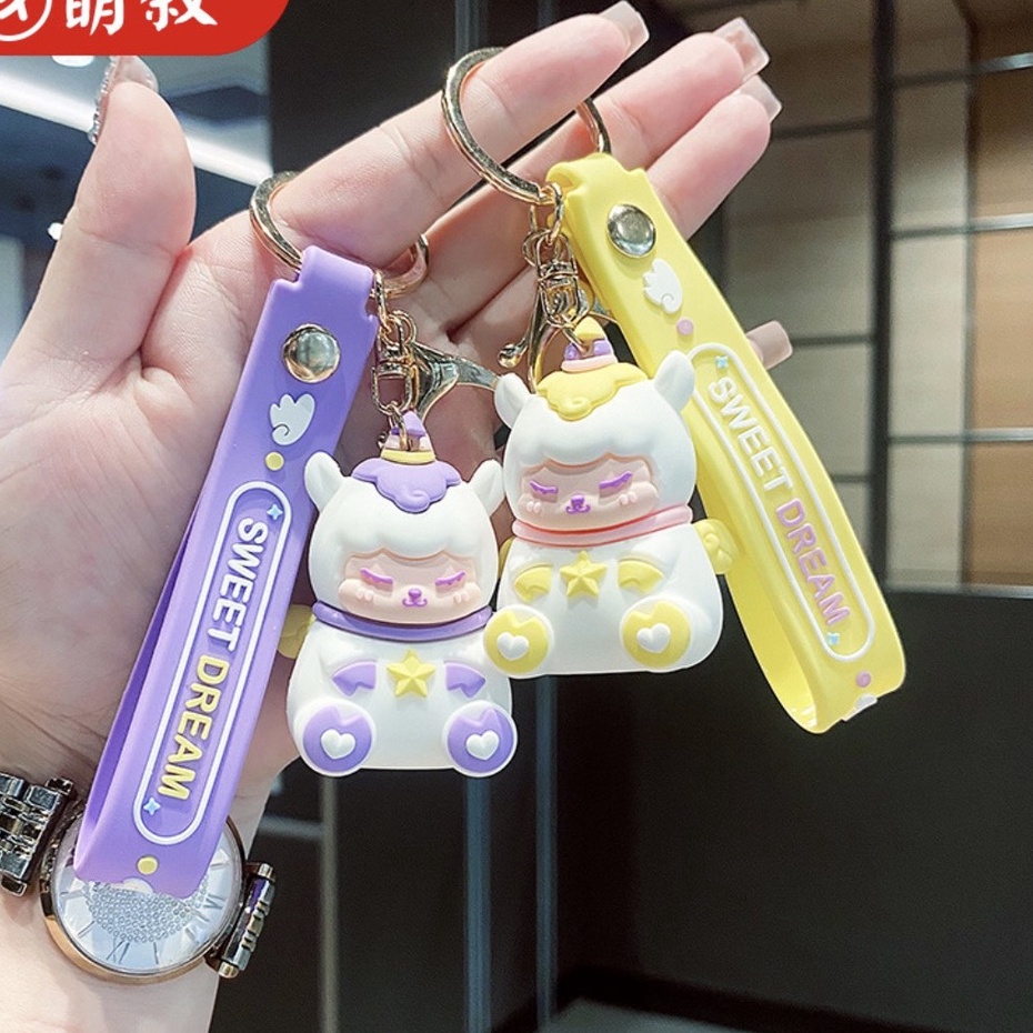 Móc Chìa Khóa Hoạt Hình Búp Bê Kì Lân Dễ Thương - Móc Trang Trí Sáng Tạo