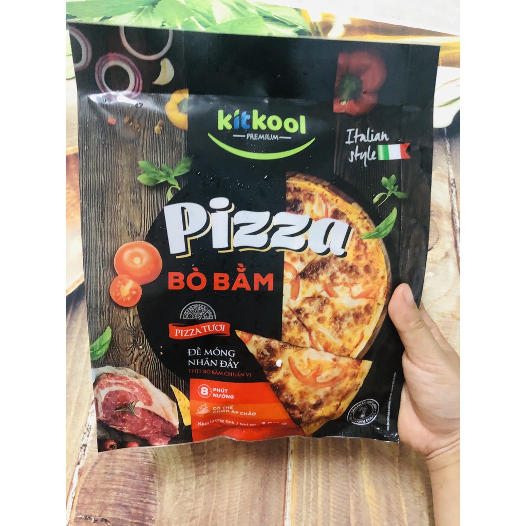 bánh Pizza bò bằm gói 180g