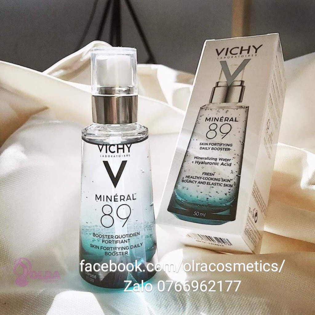 SALE VICHY Mineral 89 Serum - Dưỡng Chất Khoáng Cô Đặc Dưỡng Ẩm, Tái Tạo Da, Chống Lão Hóa