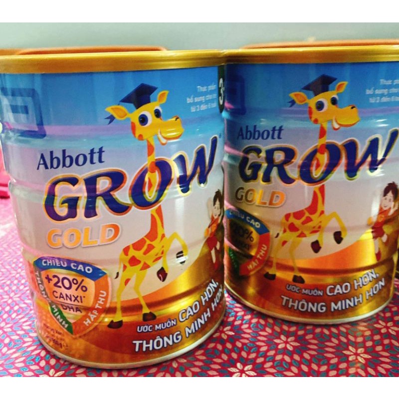 Thanh Lý Sữa Abbott Grow  Gold 3+ /900g
