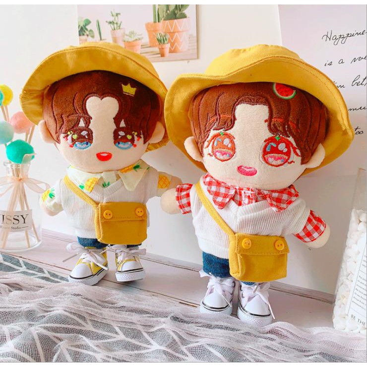 Set outfit gile lẻ cho doll 20-22cm