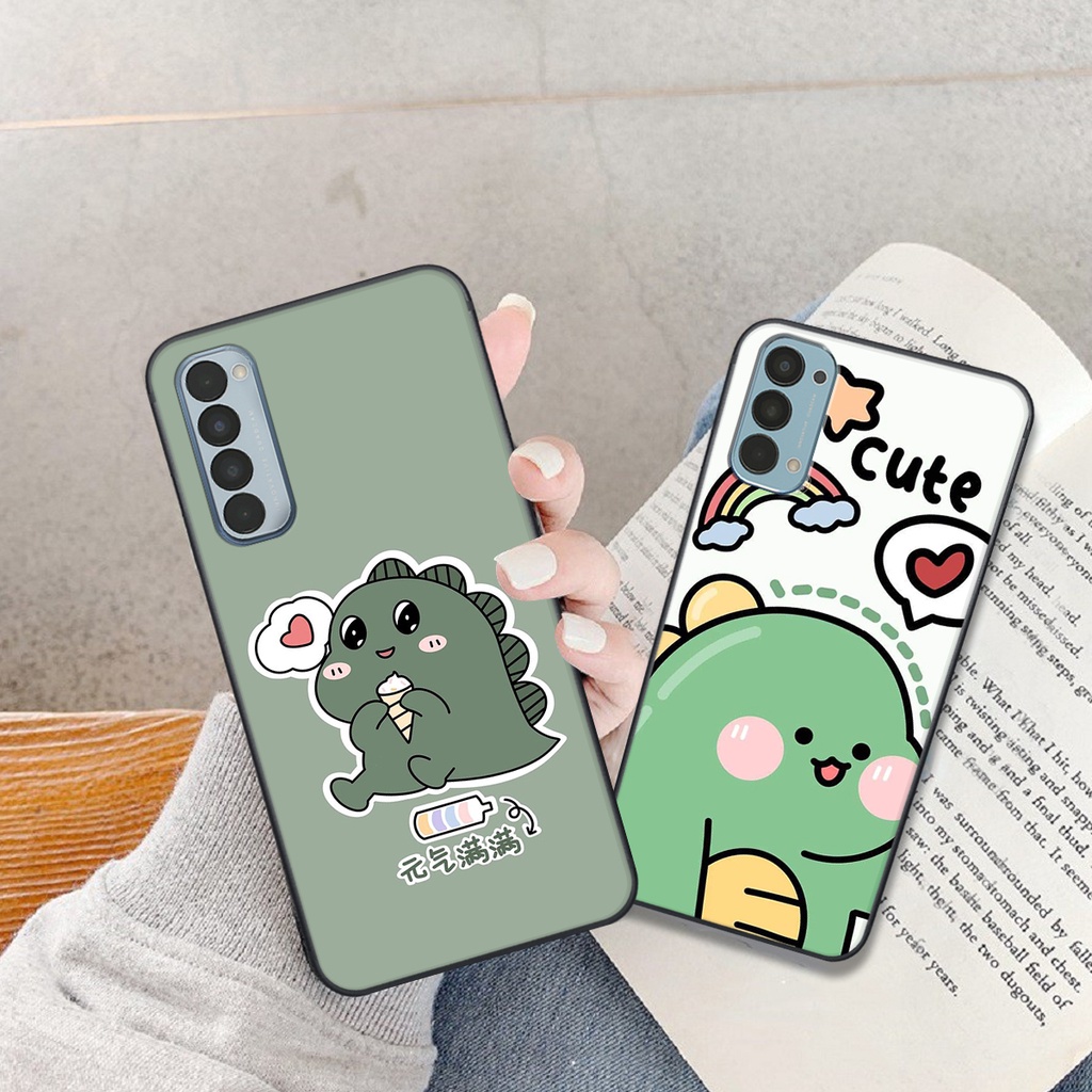 Ốp lưng Oppo Reno 4 - Reno 4 Po in hình khủng long cute
