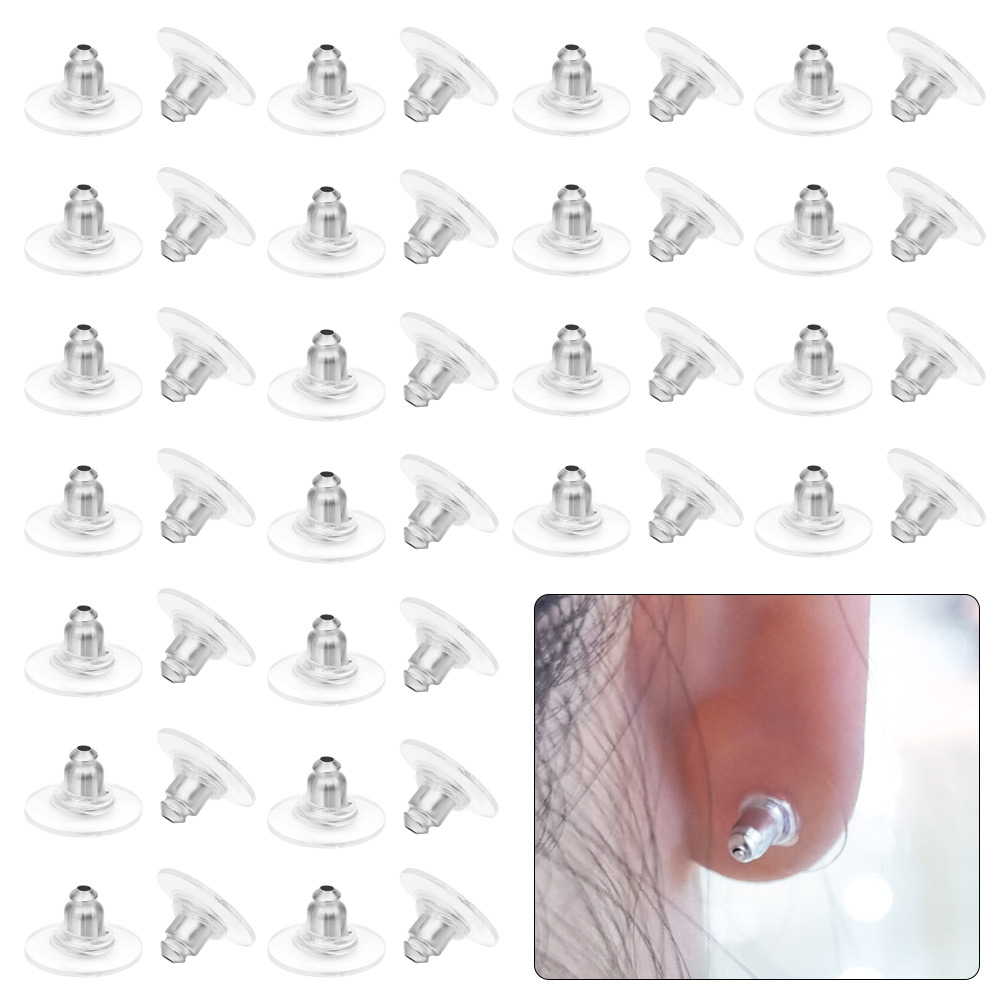 (Hàng Mới Về) Bộ 100 / 100 Móc Khuyên Tai Chất Lượng Cao Nhiều Màu Sắc