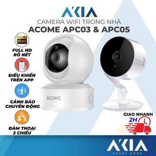 Mua Camera wifi ACOME APC03 và APC05 - xoay 360 độ phân giải full hd 1080p  tương thích tuya smart life  bh 12 tháng