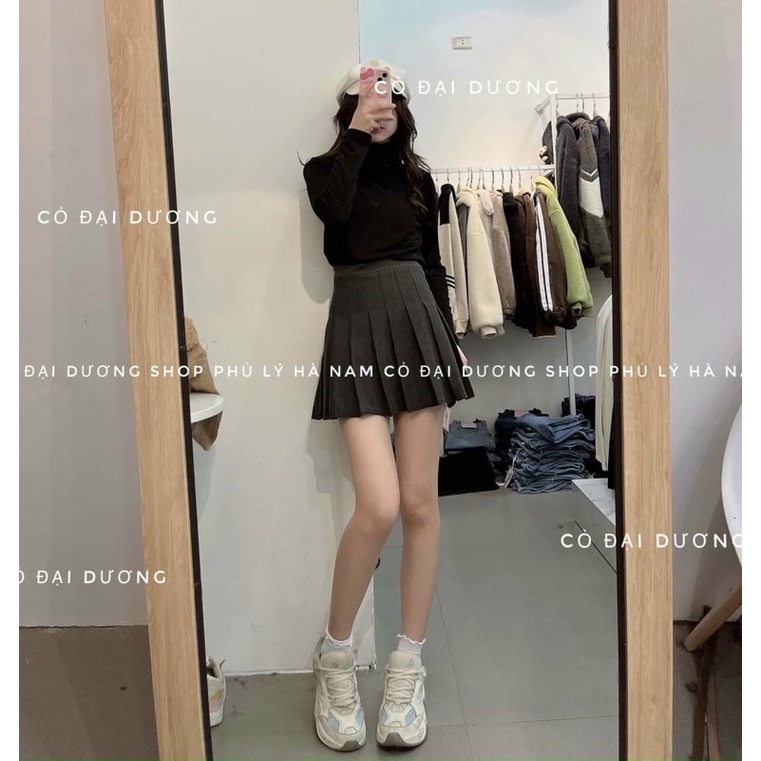 Áo thun tay dài cổ lọ siêu xinh cho các nàng