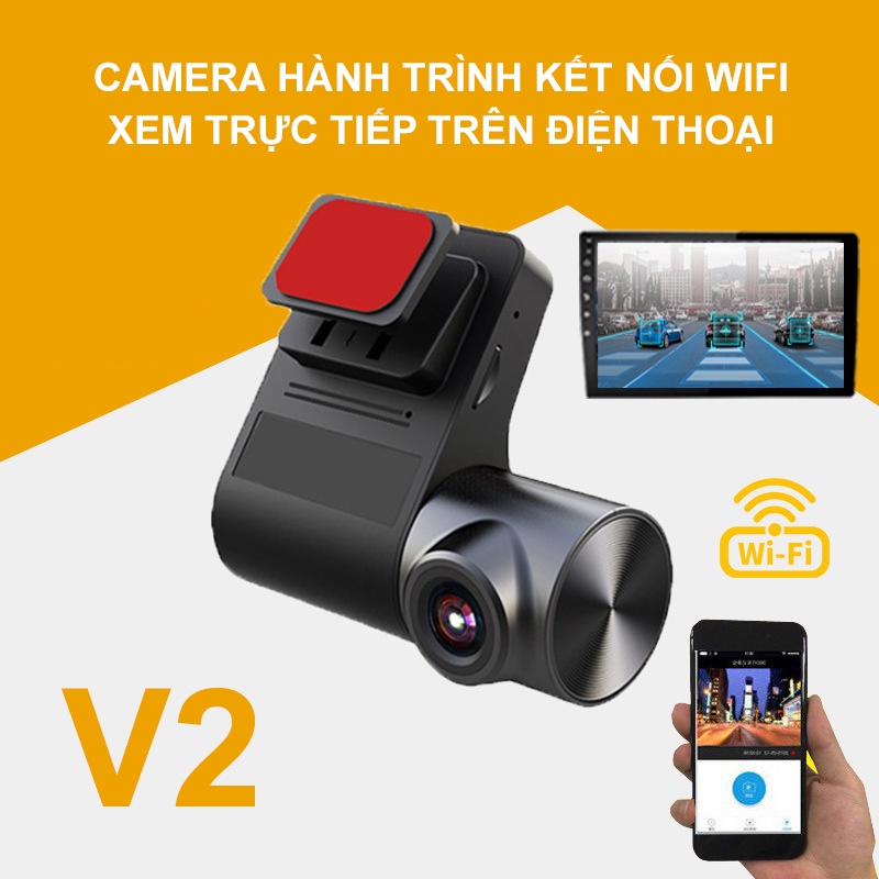 【❣️GIAO NHANH】Camera Hành Trình Ô Tô Kết Nối Wifi Xem Trực Tiếp Trên Điện Thoại Full HD - HT21