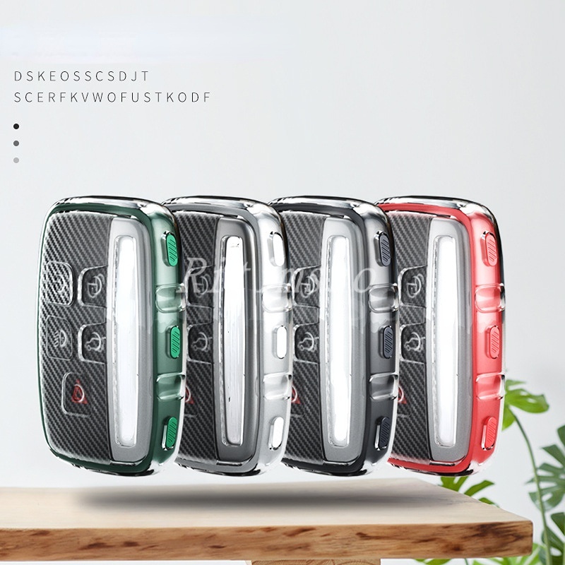 Tpu Vỏ Bọc Chìa Khóa Điều Khiển Từ Xa Cho XE Hơi Land Rover Range Rover Evoque Sport Freelander Discovery Velar for Jaguar XE XF XJ