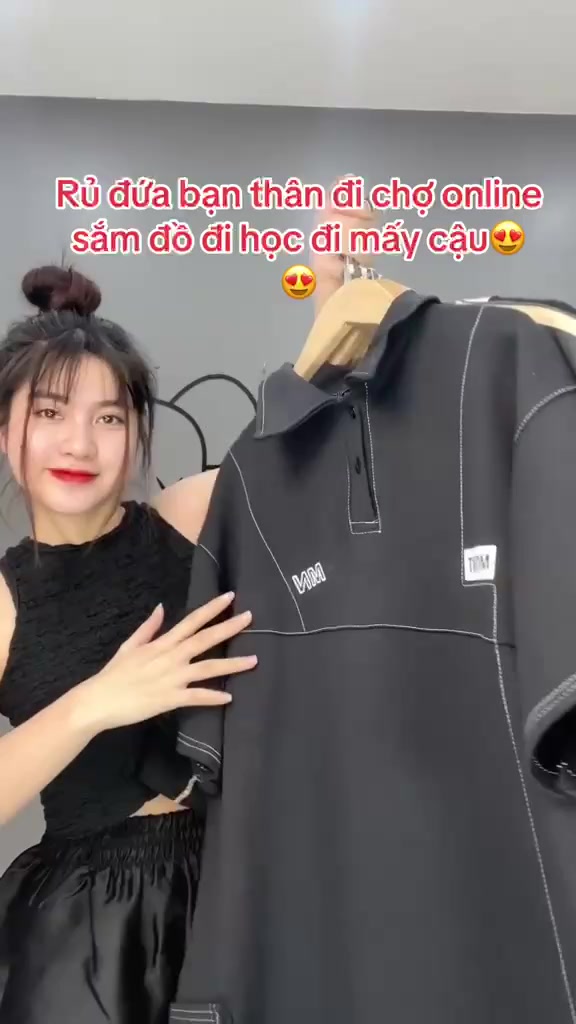 Áo polo chỉ nổi basic, Áo phông có cổ form rộng Unisex nam nữ (kèm ảnh thật) | BigBuy360 - bigbuy360.vn