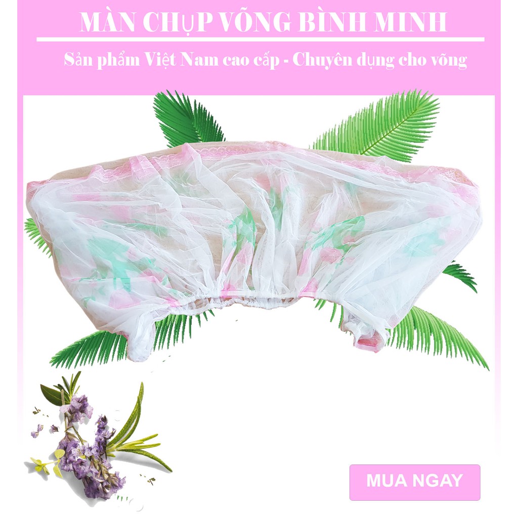 (sale sốc) Màn - Mùng chụp võng xếp BÌNH MINH - Hàng Việt nam
