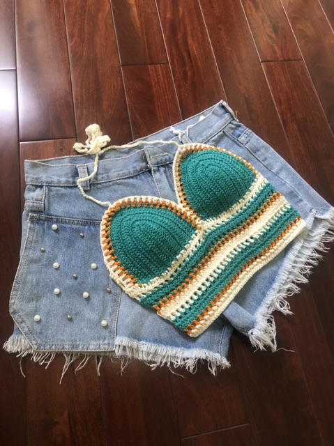 Bikini áo Tắm len