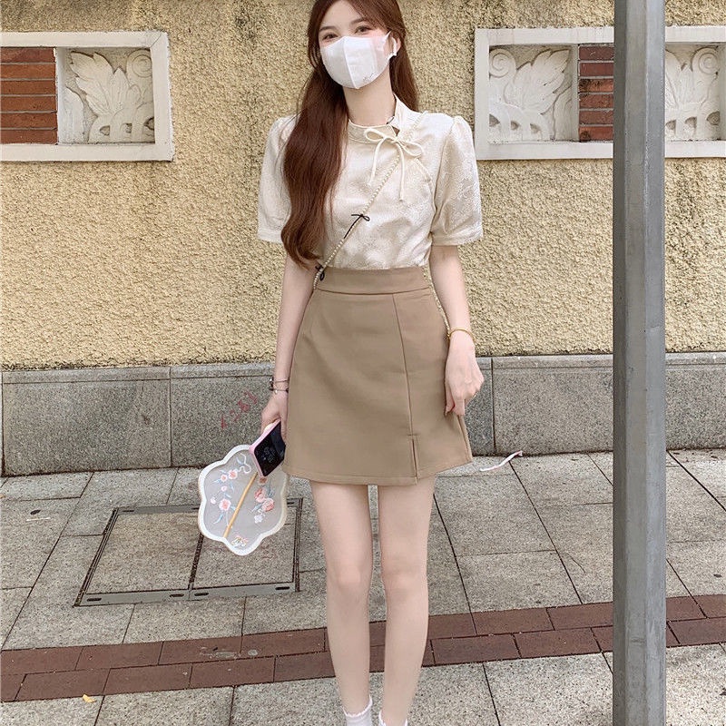 Đầm Sườn Xám Cách Tân Phong Cách Trung Hoa Thời Trang Mùa Hè Hàng Mới Dành Cho Nữ