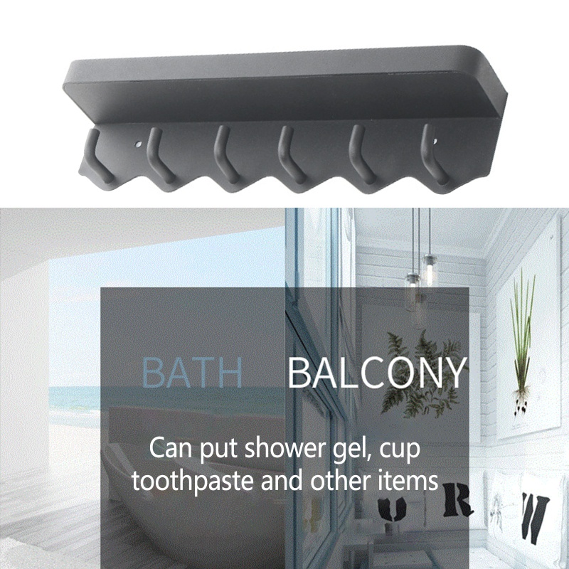 QQ Giá Đỡ Dầu Gội Gắn Tường Bằng Kim Loại Tiện Dụng Cho Phòng Tắm / Nhà Bếp