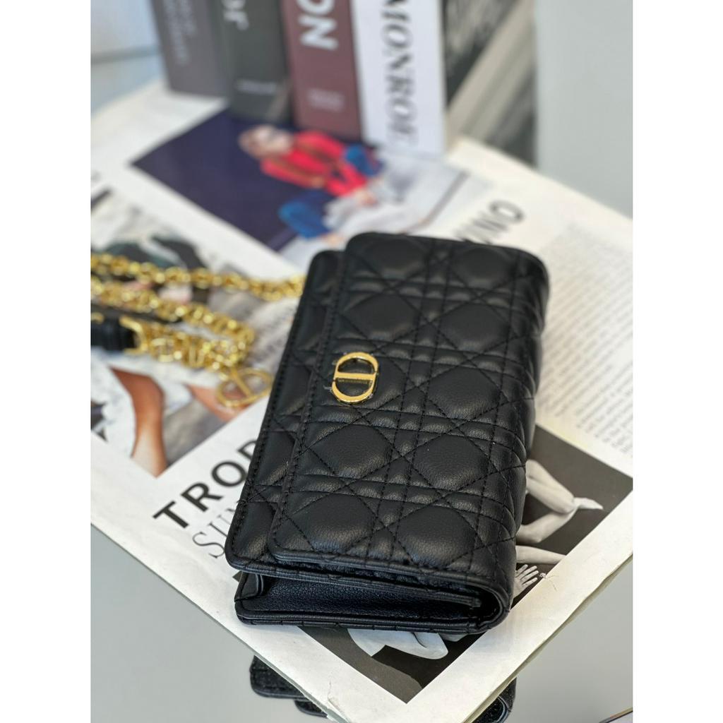 TÚI CLUTCH CD CARO SZ19 DA BÒ