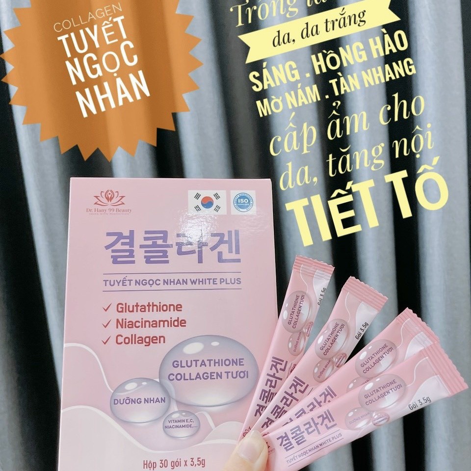 Tuyết ngọc nhan WHITE PLUS - Collagen truyền trắng hany
