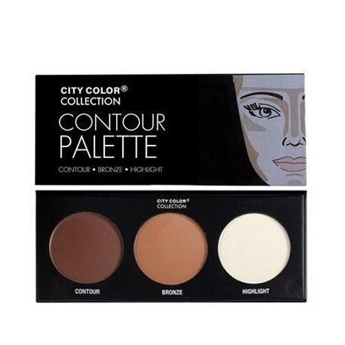 BẢNG PHẤN TẠO KHỐI CITY COLOR❤️FREESHIP❤️BẢNG PHẤN TẠO KHỐI CITY COLOR CONTOUR EFFECTS PALETTE 3 ô