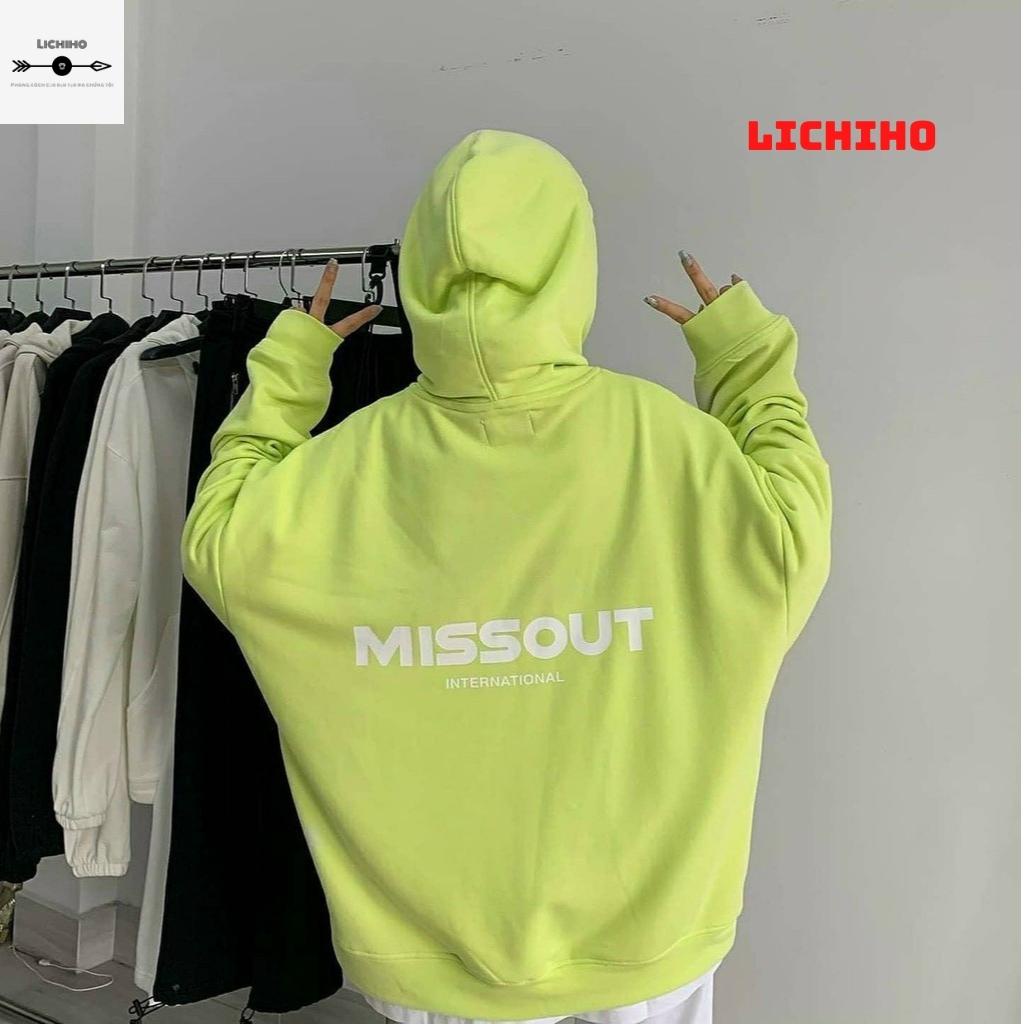 Áo hoodies dây kéo fom rộng MISSOUT AKNM16 LICHIHO jacket nỉ ulzzang hottrend nam nữ rẻ đẹp dành cho học sinh sinh viên | BigBuy360 - bigbuy360.vn