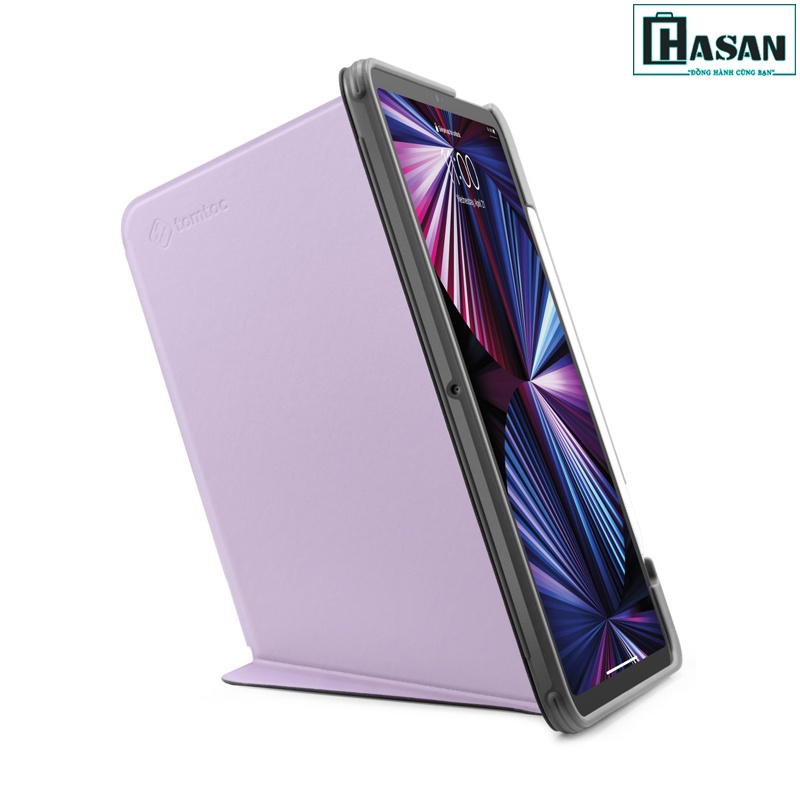 Bao da iPad Pro 11 inch M1 2021 chính hãng TOMTOC (USA) từ tính đa góc VERTICAL - B02-007 hỗ trợ sạc không dây APPLE PEN
