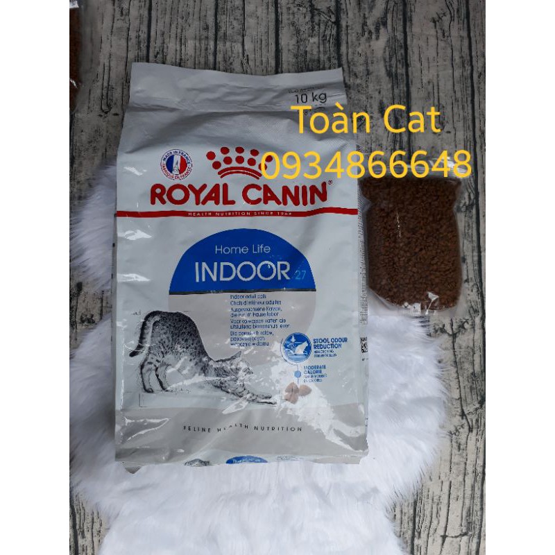 THỨC ĂN HẠT ROYAL CANIN INDOOR DÀNH CHO MÈO TRƯỞNG THÀNH TRÊN 12 THÁNG TUỔI - ÍT VẬN ĐỘNG