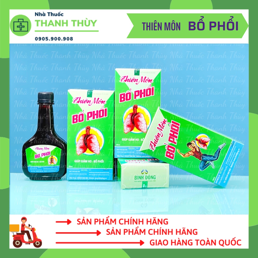THIÊN MÔN BỔ PHỔI 280ml - Giảm Ho Nhanh Chóng, Bổ Phổi
