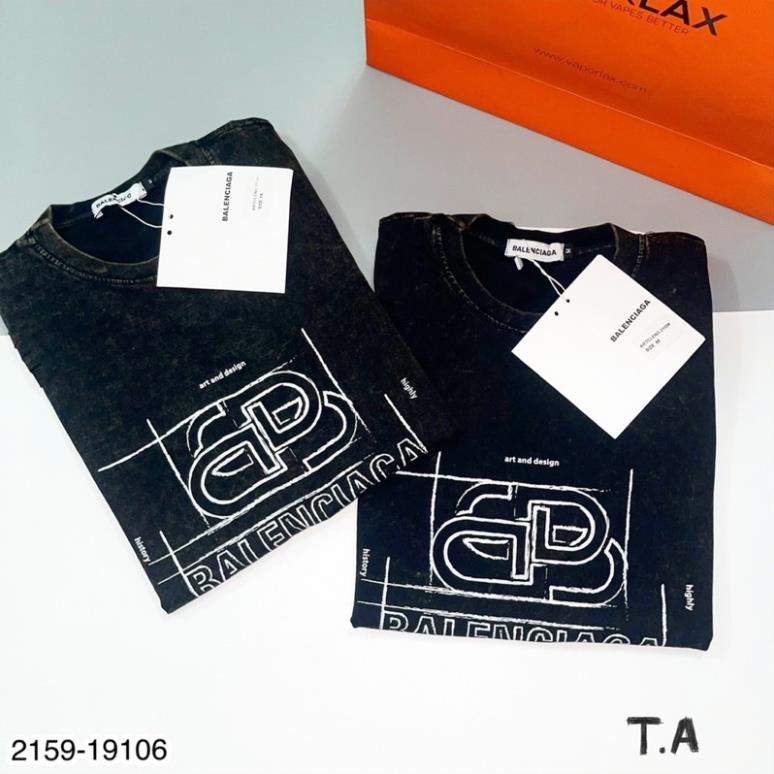 [Sẵn Hàng] Áo Phông Nam Balen Loang Rách - Áo Thun Balen Cho Nam