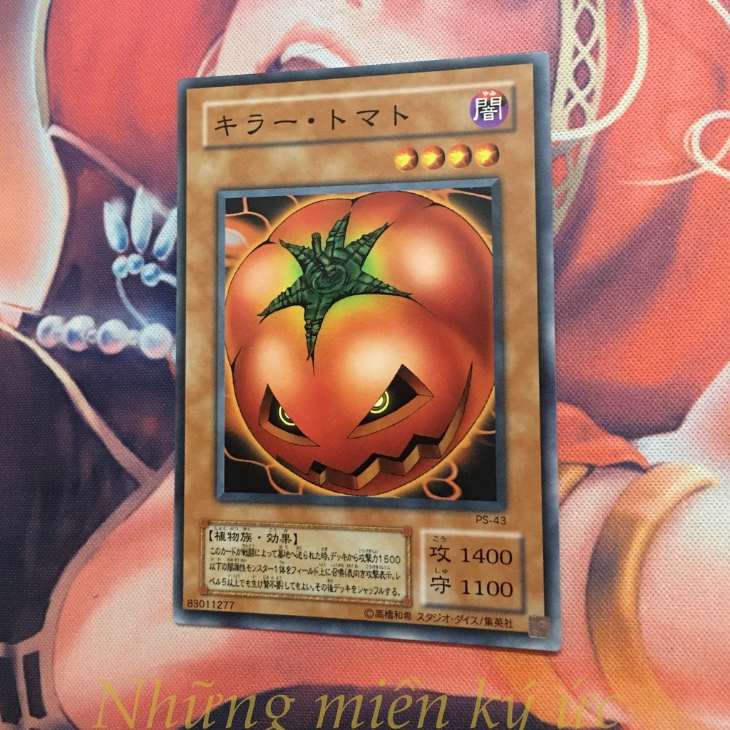 Lá bài Yu-Gi-Oh! Chính hãng Mystic Tomato Mã đầu PS-43 Common Như mới