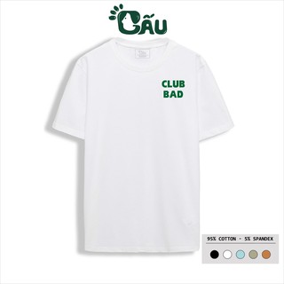 Áo thun nam GẤU 194 cổ tròn tay ngắn vải coton co dãn, dày dặn, form regular fi - CLUB BAD
