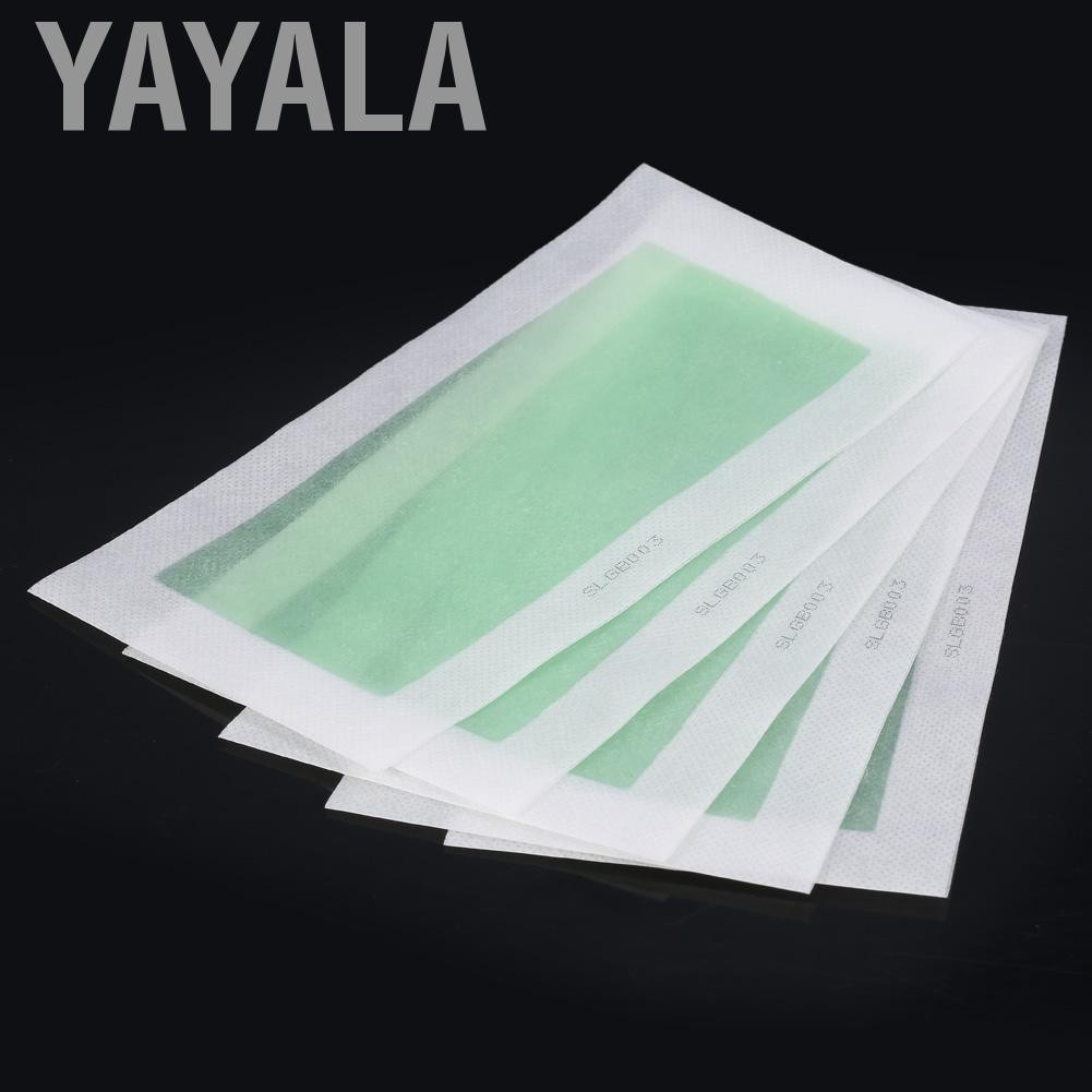 YAYALA Hair Removal Paper  10Pcs/Set Cold Wax Depilatory Epilator Strip for Leg Arm Armpit Nonwoven