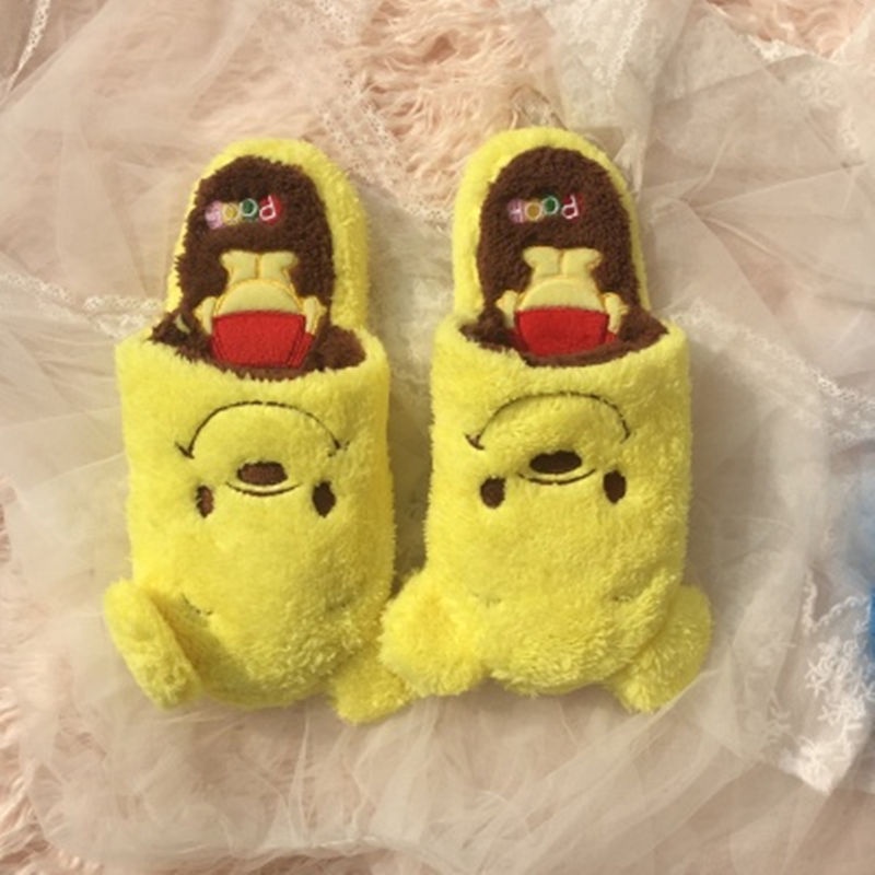 Dép bông mang trong nhà họa tiết nhân vật hoạt hình đáng yêu