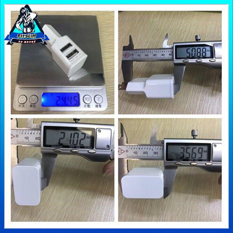 Bộ đổi nguồn Di động Bộ sạc điện thoại di động USB kép Di động Ổ cắm điện Du lịch [8/11]