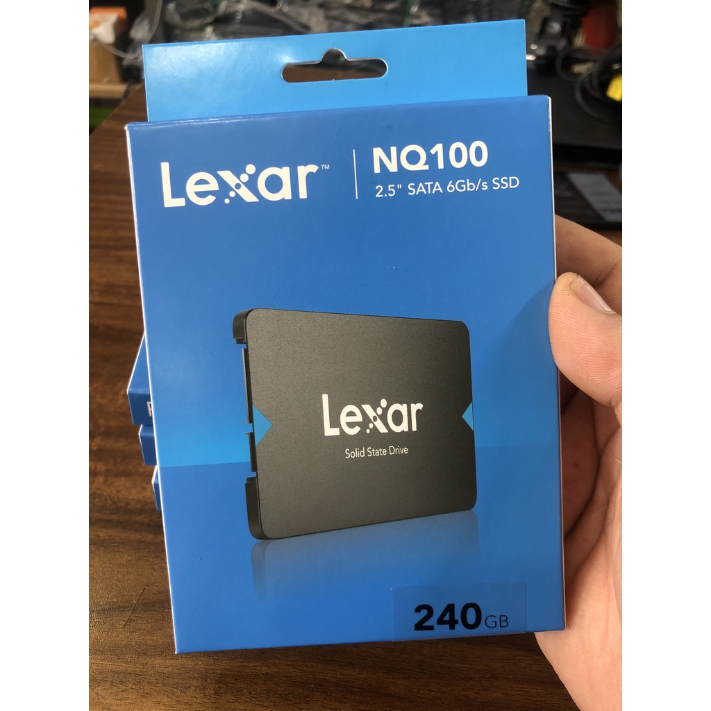 Ổ cứng máy tính laptop,Ổ cứng SSD Lexar  2.5’ NS100 128Gb,NQ100 240GB sata III đọc 520mb/s–Hàng chính hãng BH 36T