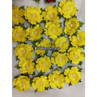 Pin hoa hoa cài áo hoa trang trí túi Hoa vải trang trí