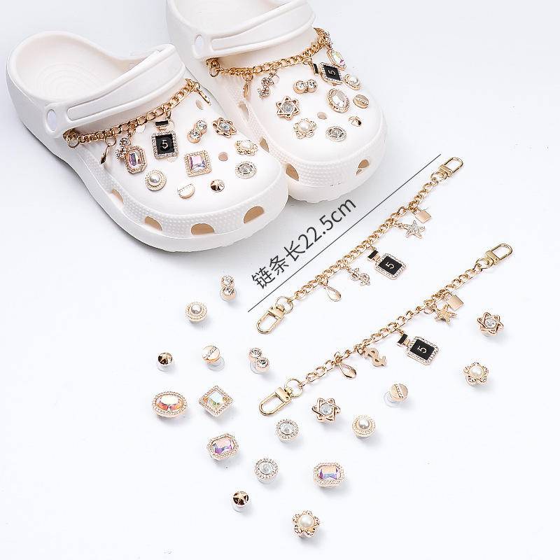 crocs sticker Hạt charm Dùng Để Tự Trang Trí Giàyshoes sticker Accessories Stickers Sandals Shoe Decoration