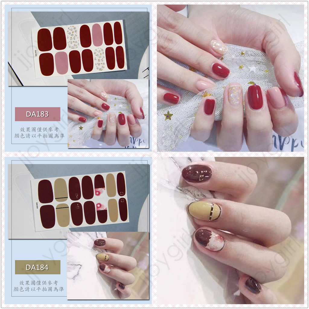 Nhãn dán trang trí móng tay thiết kế 3D tự dính độc đáo DIY