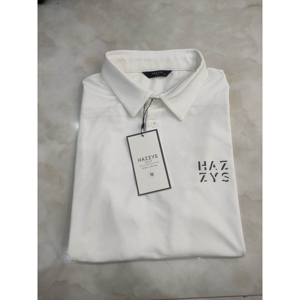 ÁO CỘC GOLF NAM HAZZYS CO GIÃN 4 CHIỀU THẤM HÚT MỒ HÔI