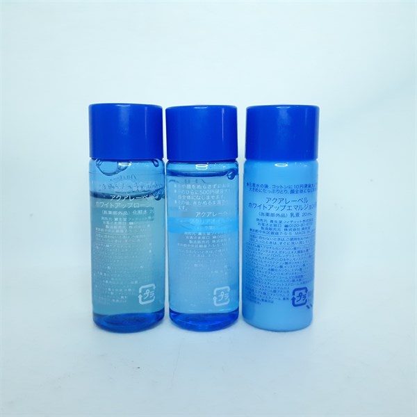 Set 3 món mini Lotion + Sữa dưỡng + Dầu tẩy trang Shiseido Aqualabel