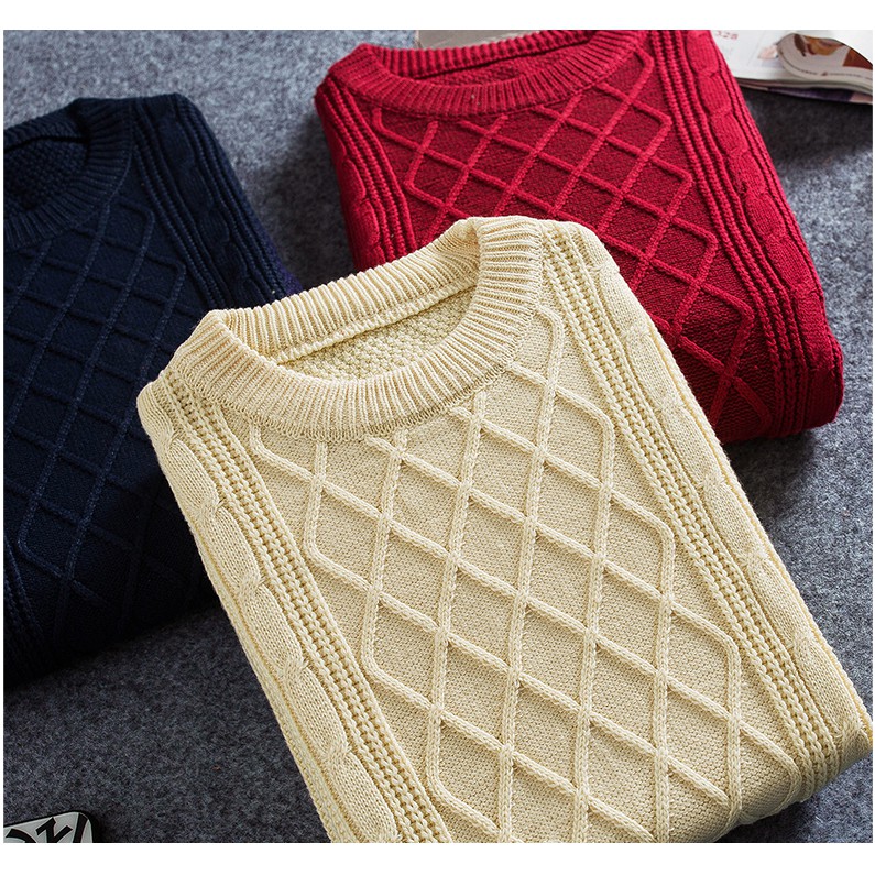 Áo Len Nam Vặn Thừng Cổ tròn Mẫu Mới 2019 | BigBuy360 - bigbuy360.vn