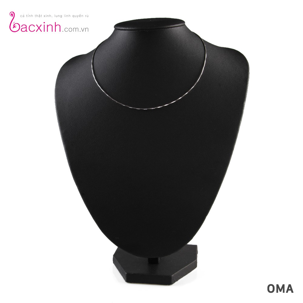 Kiềng bạc Ý 925 Bạc Xinh Huệ Ngân OMA