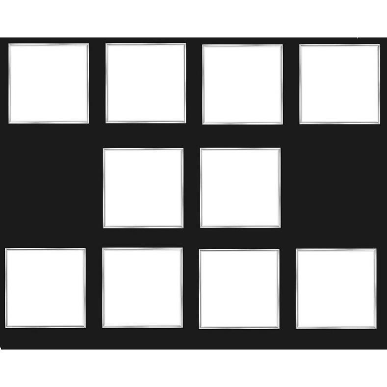 Bộ 10 đèn Panel 60x60cm 48w ánh sáng trắng HL Lighitng