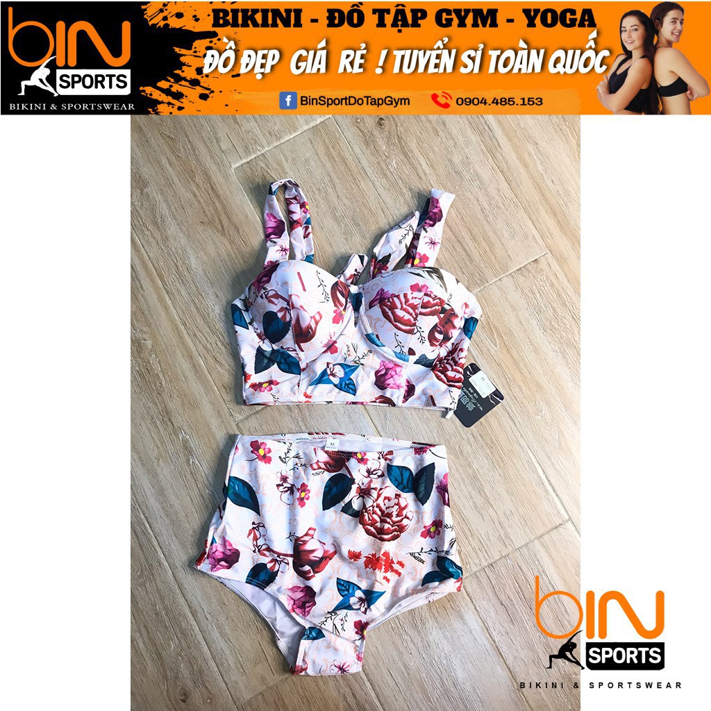 Bikini Bộ Đồ Bơi Hai Mảnh Hoa Trắng Hàng Nhập Cao Cấp BHN012 | BigBuy360 - bigbuy360.vn