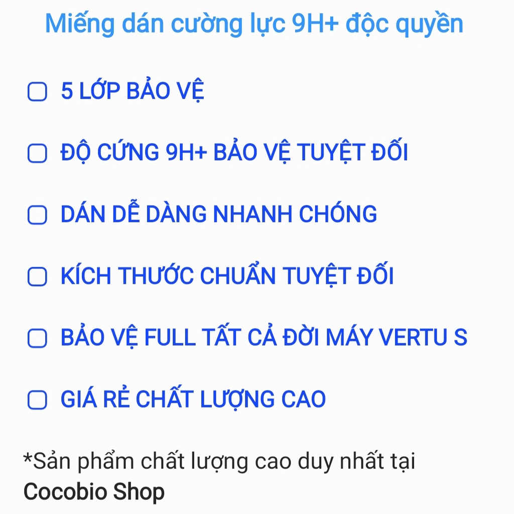 Miếng dán màn hình Vertu Signature S full bàn phím cường lực
