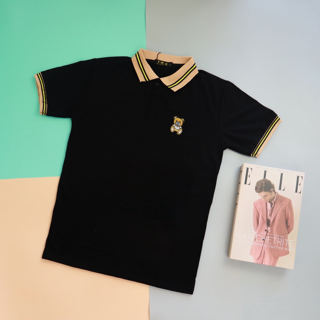 Áo thun polo nam SIMPLE cotton thoáng mát, thấm hút, không nhăn form regular, polo thêu