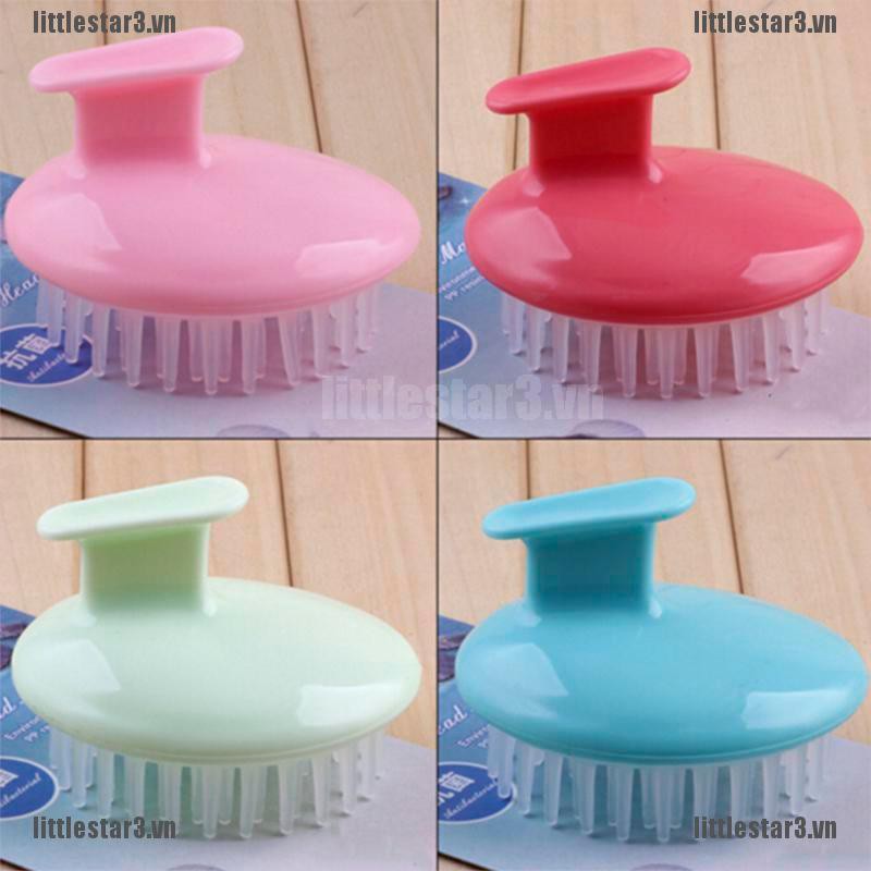 Cọ gội đầu mát xa da đầu bằng silicone tiện lợi