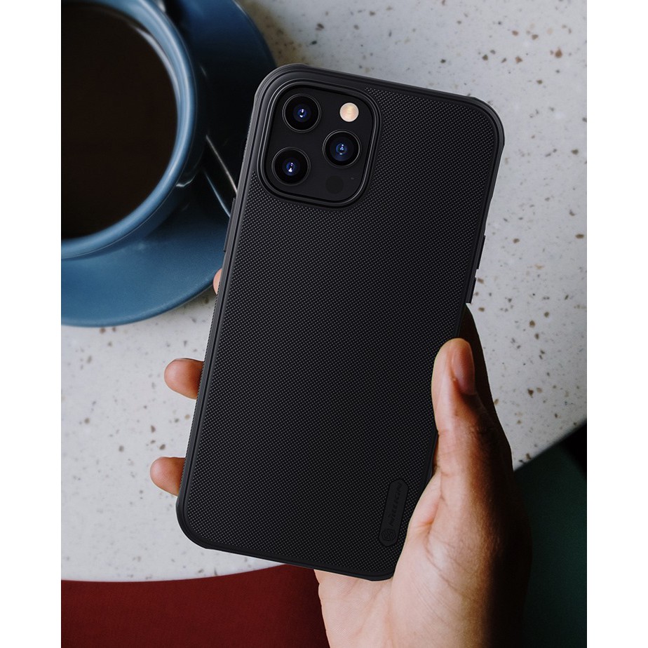 Ốp lưng chống sốc iPhone 12 / 12Pro / 12 Promax chính hãng Nillkin Bằng TPU + PC Mặt Siêu Nhám Bảo Vệ Toàn Diện
