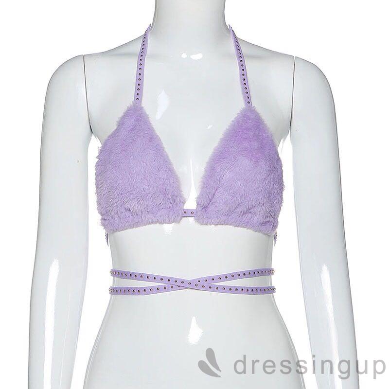 Áo hai dây cột dây cổ chữ V quyến rũ cho nữ