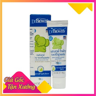 Kem đánh răng Organic Dr Brown vị táo