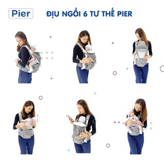 Địu em bé cao cấp Pier cao cấp