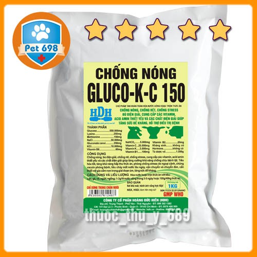 1kg Chống Nóng Glucose-k-c 150 HDH giải nhiệt chống năng nóng PET-698