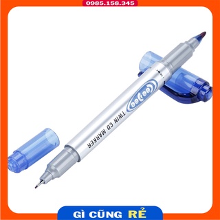 Bút Marker lông dầu Thiên Long PM04 2 đầu