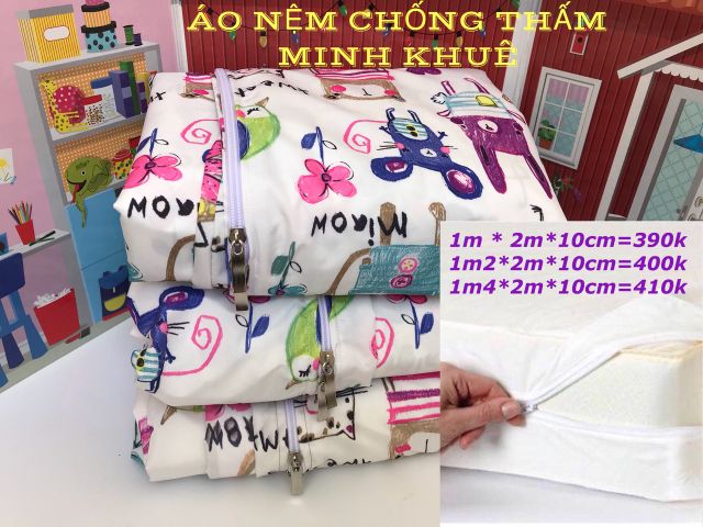 Áo bọc nệm chống thấm Minh Khuê